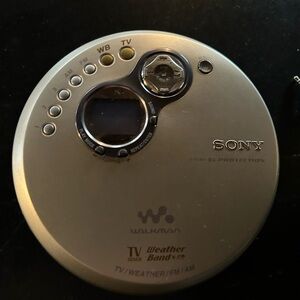 Sony Silver Walkman with G-Protection
